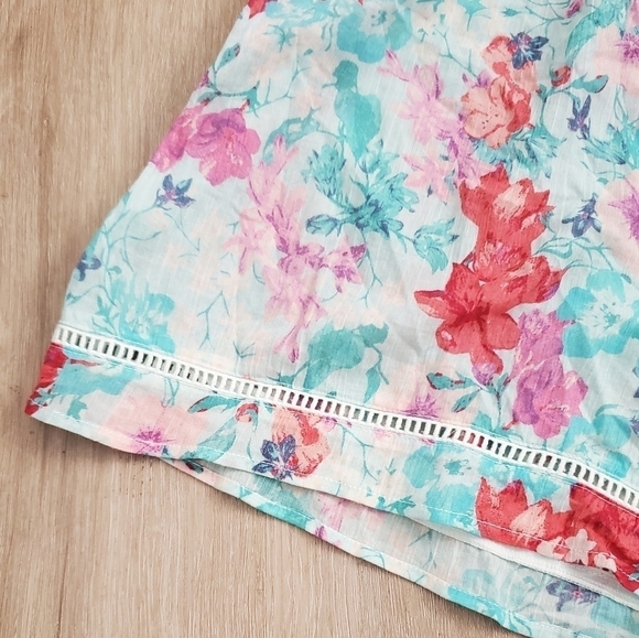 Somedays Lovin Floral Romper Shorts Resortwear Vacation Beach Boho Feminine - Picture 7 of 7